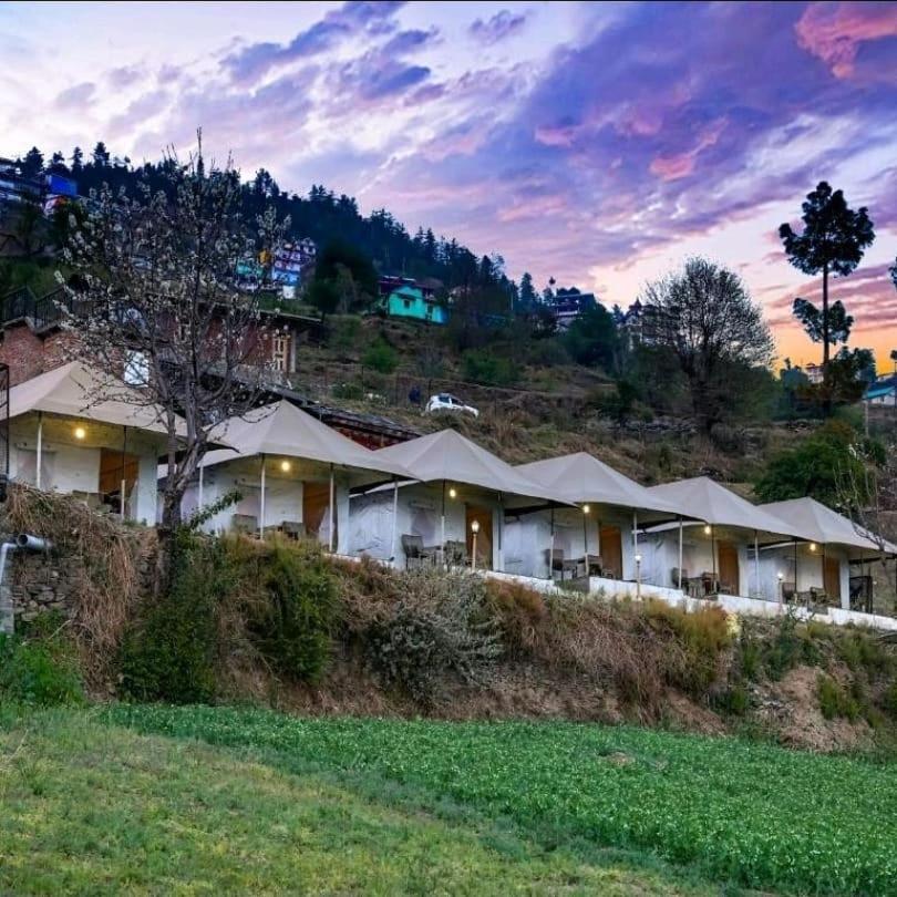 Bed and Breakfast Dawn N Dusk Glamping Tents With Quintessential Valley View Chail Exteriér fotografie